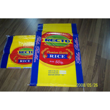 50kg pp gewebte Reisbeutel